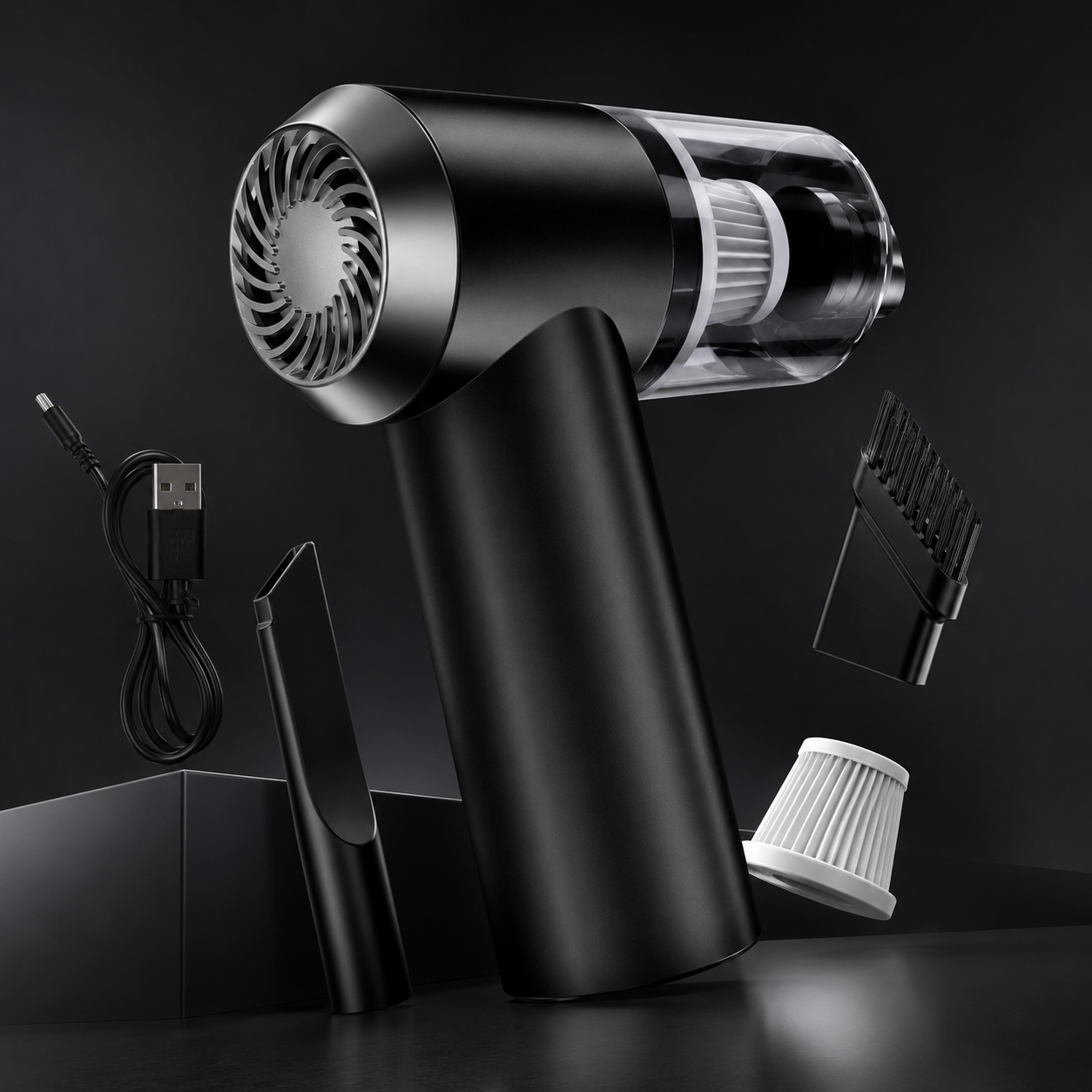 Portable Rechargeable Vacuum for Car & Home