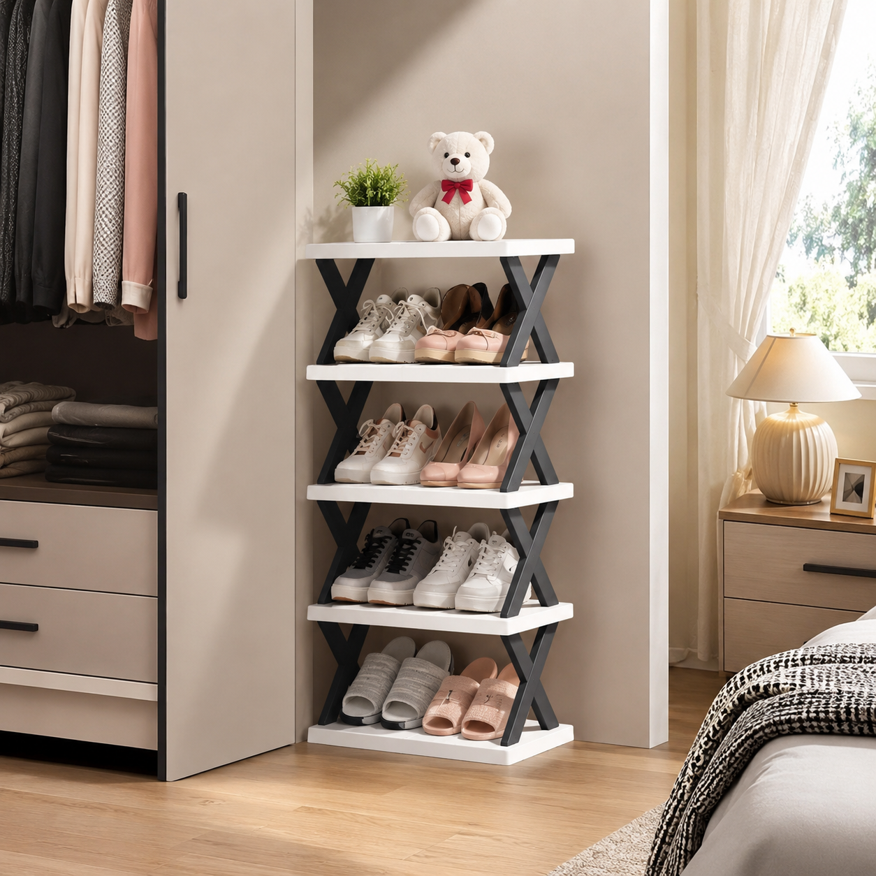 Premium Multipurpose Shoe & Storage Rack